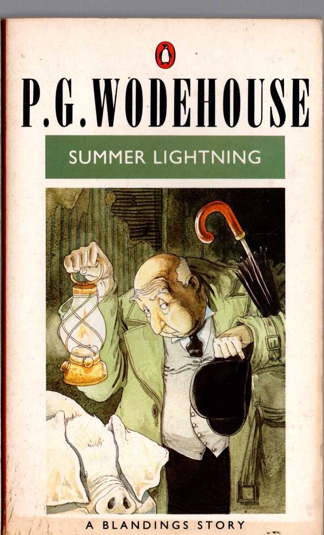 P.G. Wodehouse  SUMMER LIGHTNING front book cover image