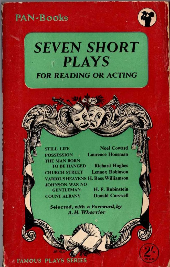 A.H. Wharrier (compiles) SEVEN SHORT PLAYS for reading or acting front book cover image