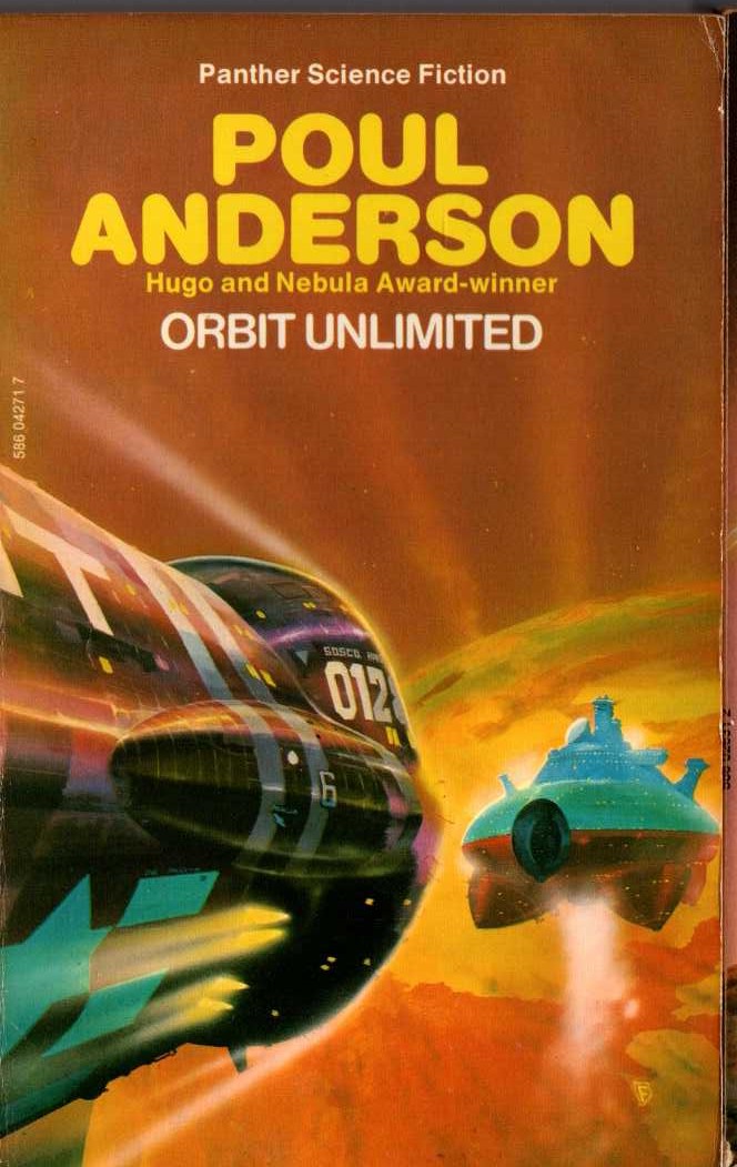 Poul Anderson  ORBIT UNLIMITED front book cover image