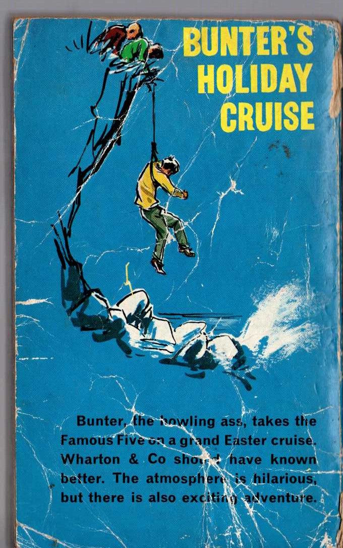 Frank Richards  BUNTER'S HOLIDAY CRUISE magnified rear book cover image