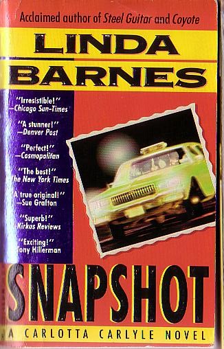Linda Barnes  SNAPSHOT front book cover image