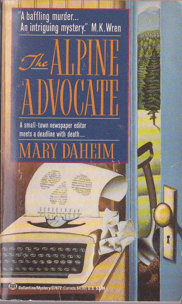 Mary Daheim  THE ALPINE ADVOCATE front book cover image