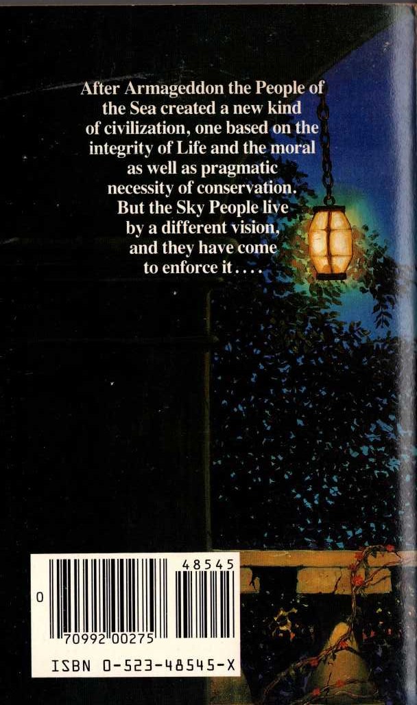 Poul Anderson  MAURAI & KITH magnified rear book cover image