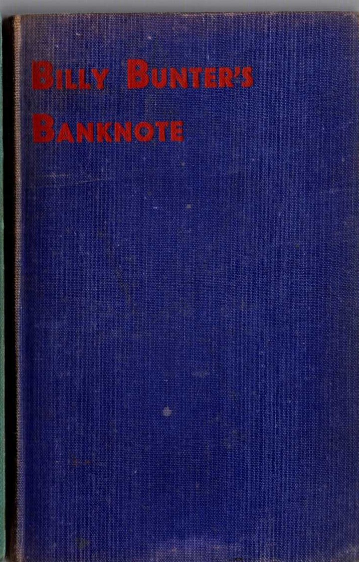 BILLY BUNTER'S BANKNOTE front book cover image