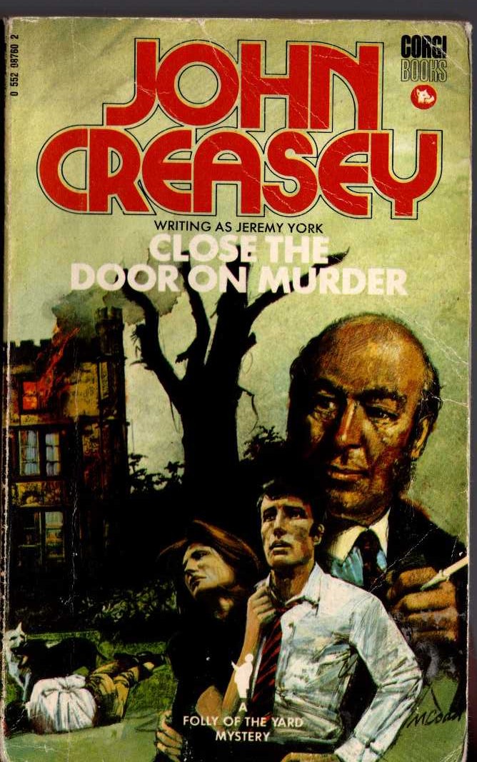 Jeremy York  CLOSE THE DOOR ON MURDER front book cover image