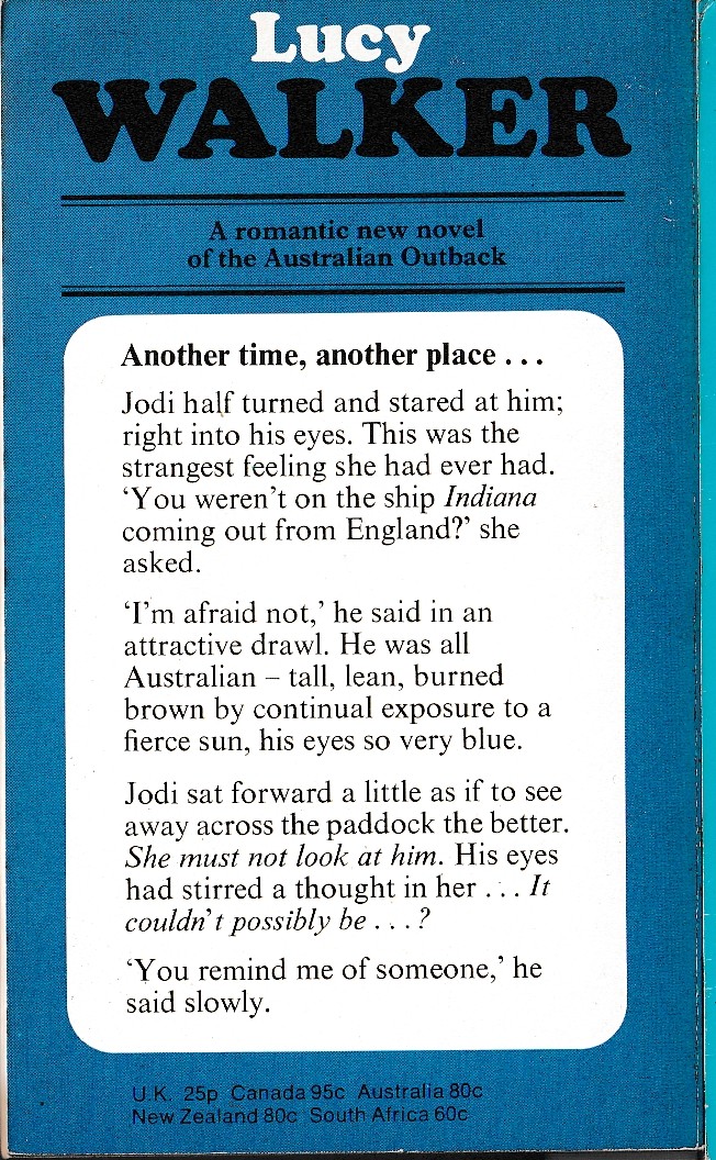 Lucy Walker  JOYDAY FOR JODI magnified rear book cover image