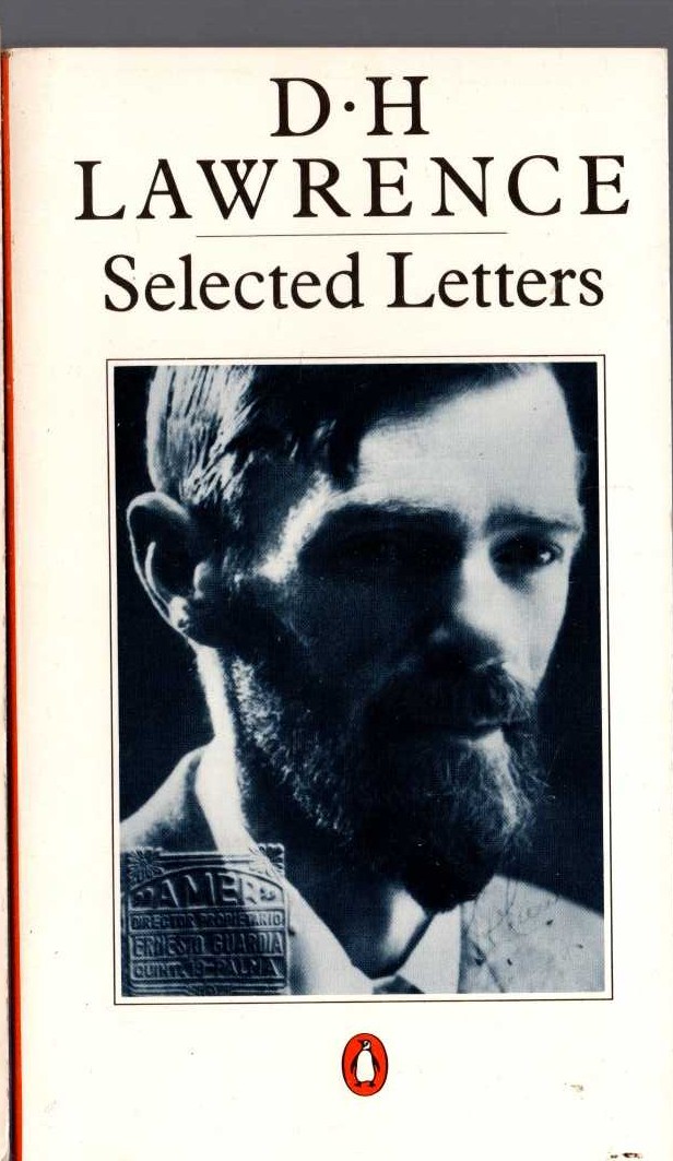 D.H. Lawrence  SELECTED LETTERS front book cover image