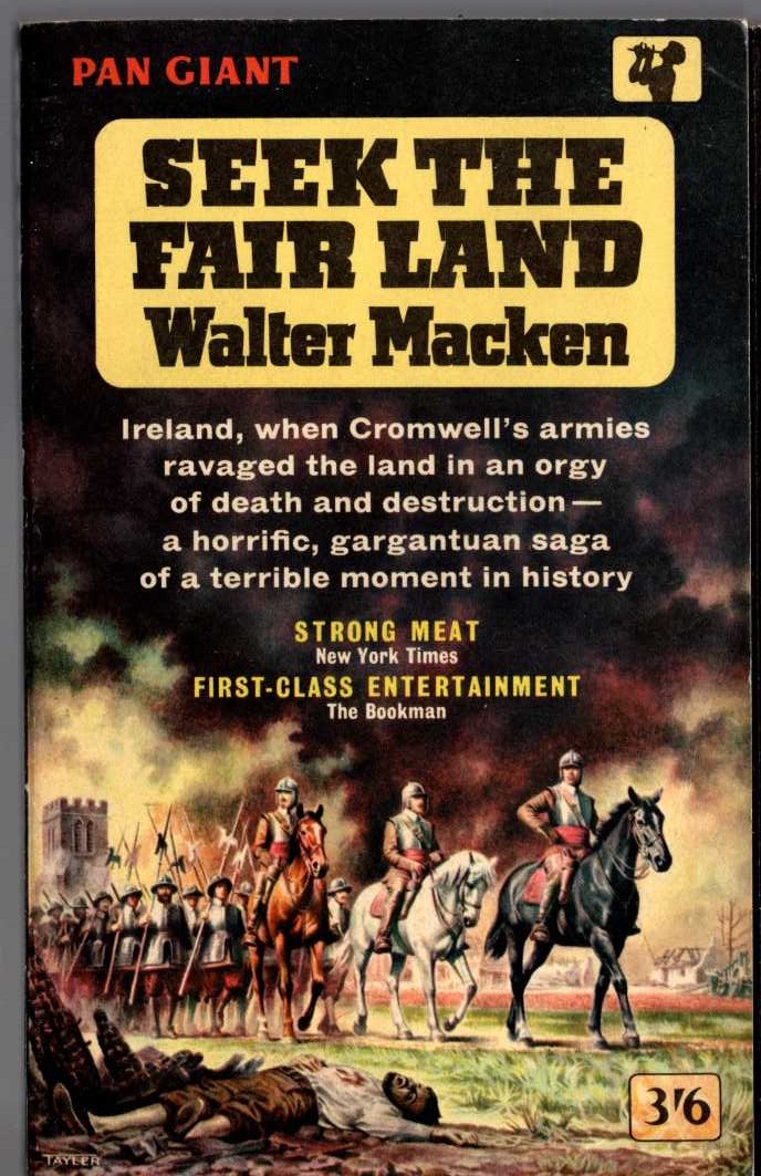 Walter Macken  SEEK THE FAIR LAND front book cover image