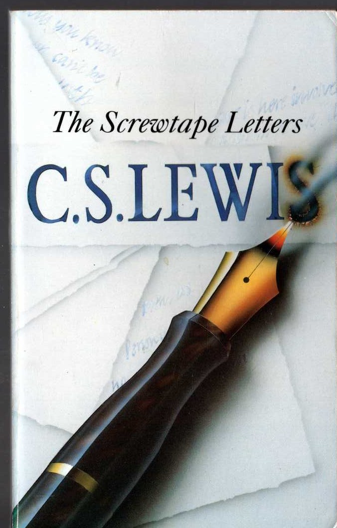 C.S. Lewis  THE SCREWTAPE LETTERS front book cover image