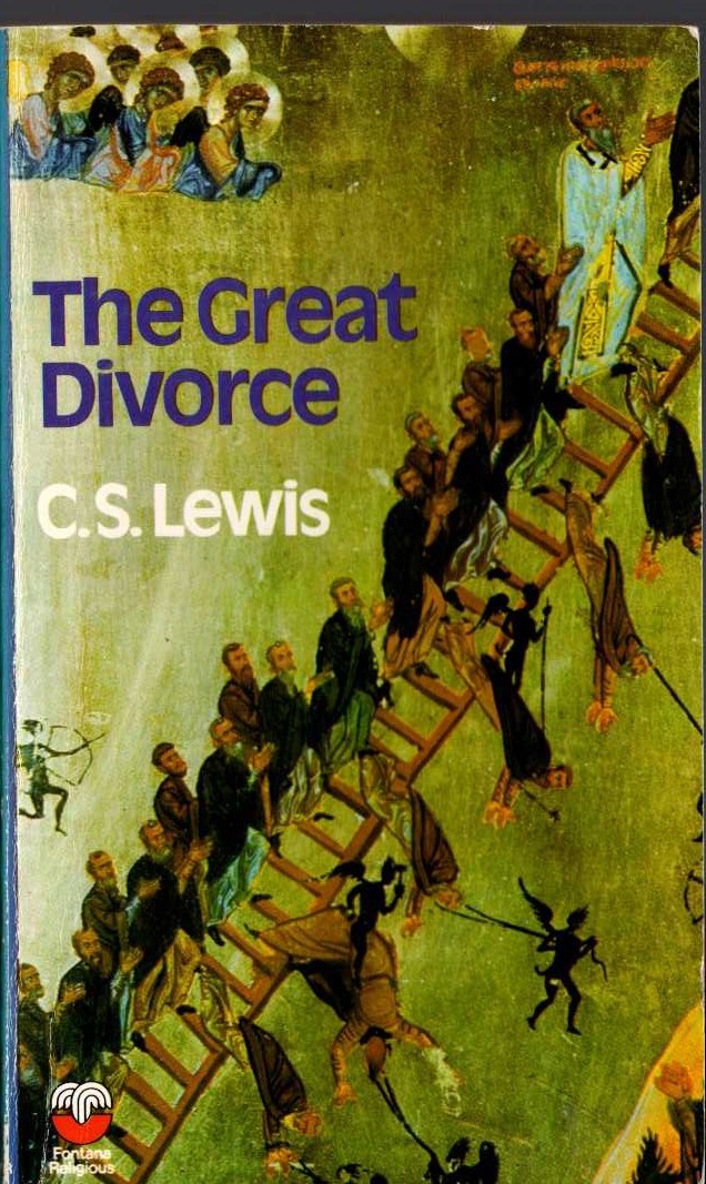 C.S. Lewis  THE GREAT DIVORCE front book cover image
