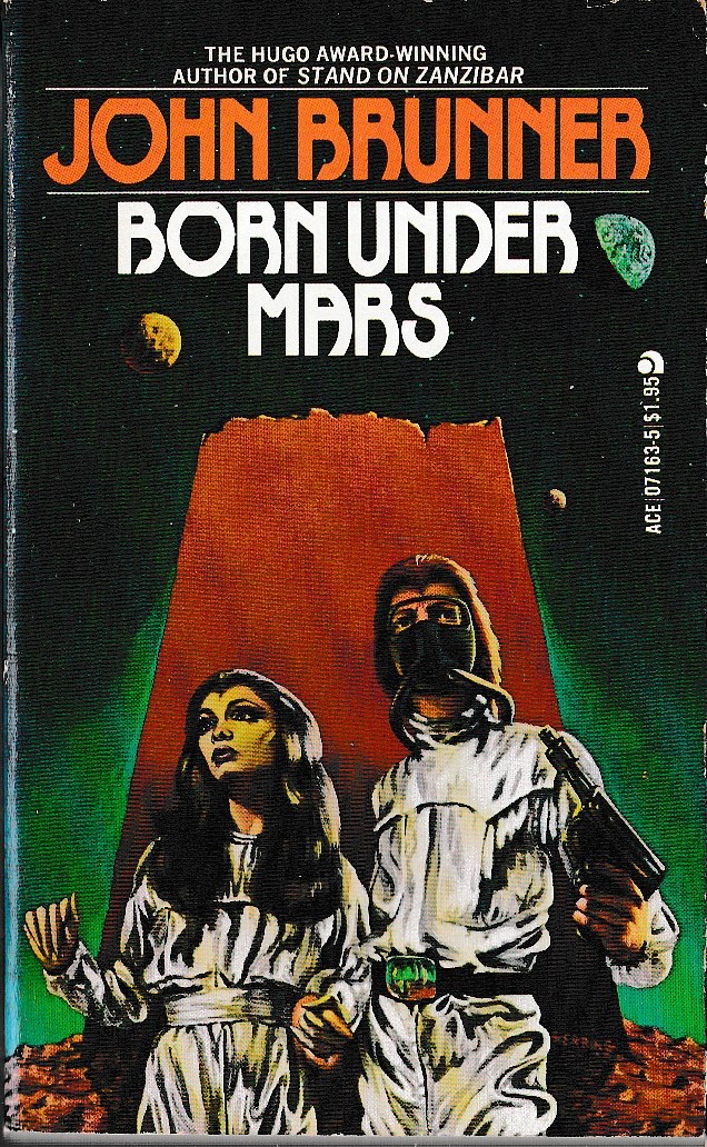 John Brunner  BORN UNDER MARS front book cover image