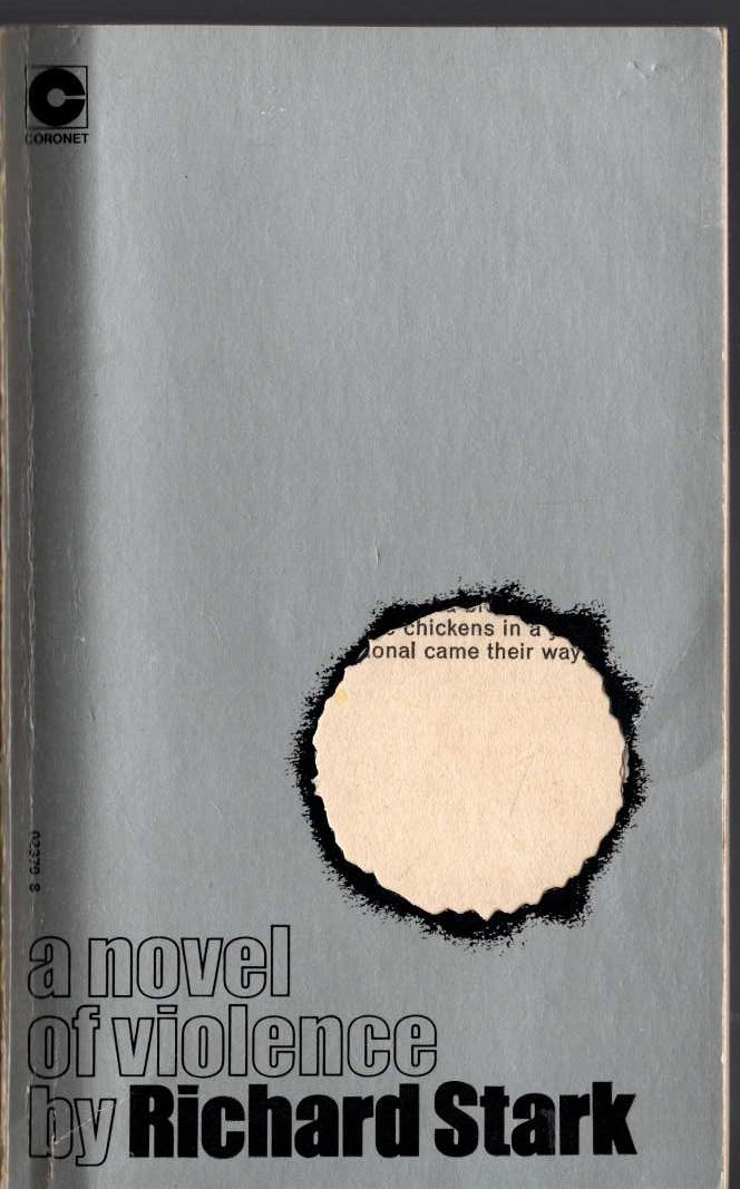 Richard Stark  POINT BLANK front book cover image
