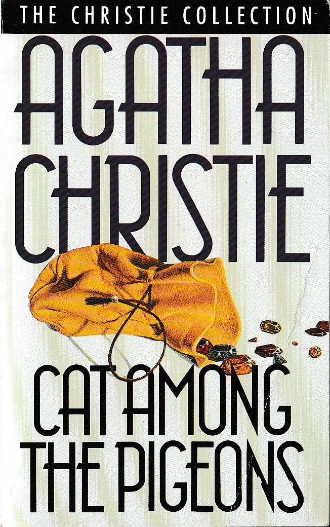 Agatha Christie  CAT AMONG THE PIGEONS front book cover image