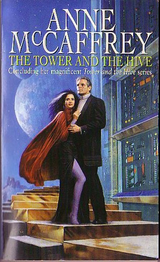 Anne McCaffrey  THE TOWER AND THE HIVE front book cover image