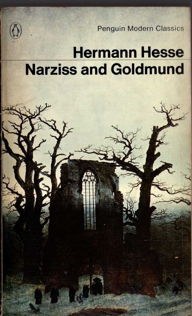 Hermann Hesse  NARZISS AND GOLDMUND front book cover image