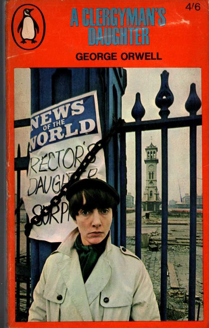 George Orwell  A CLERGYMAN'S DAUGHTER front book cover image