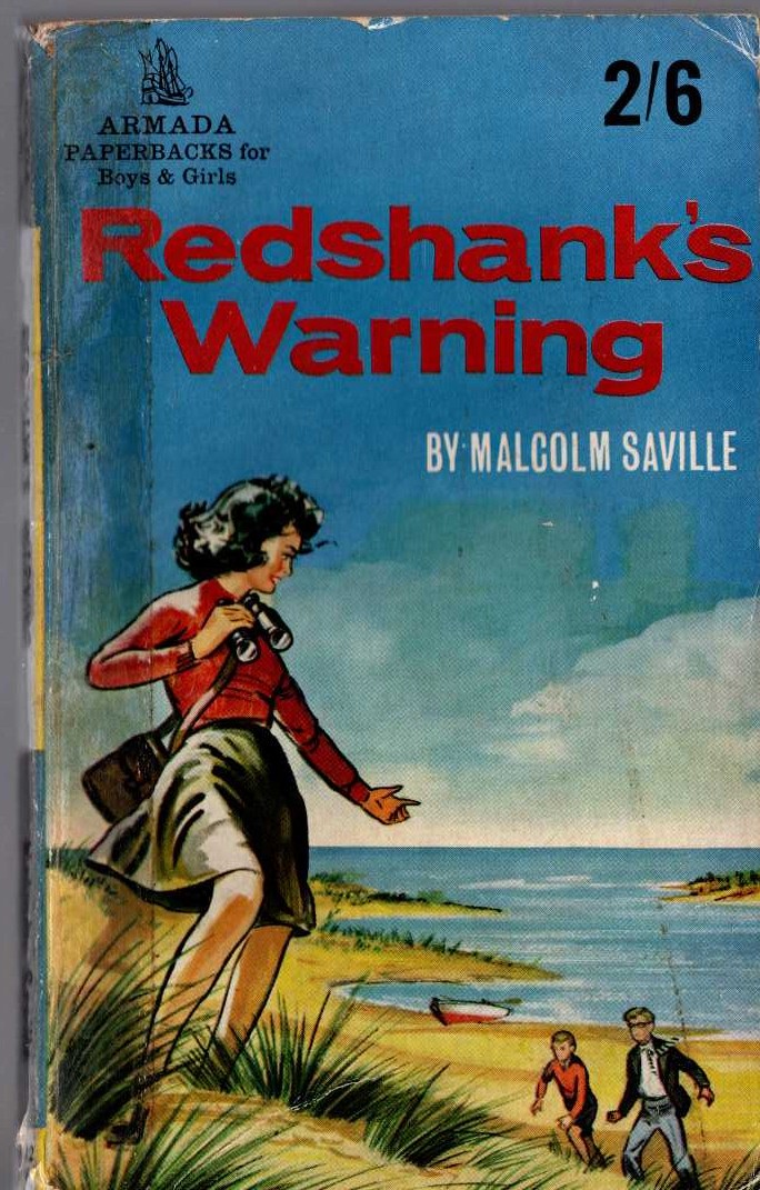 Malcolm Saville  REDSHANK'S WARNING front book cover image