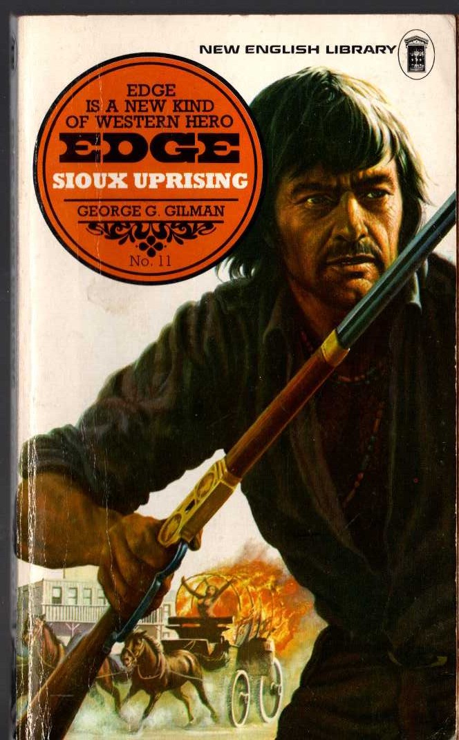 George G. Gilman  EDGE 11: SIOUX UPRISING front book cover image