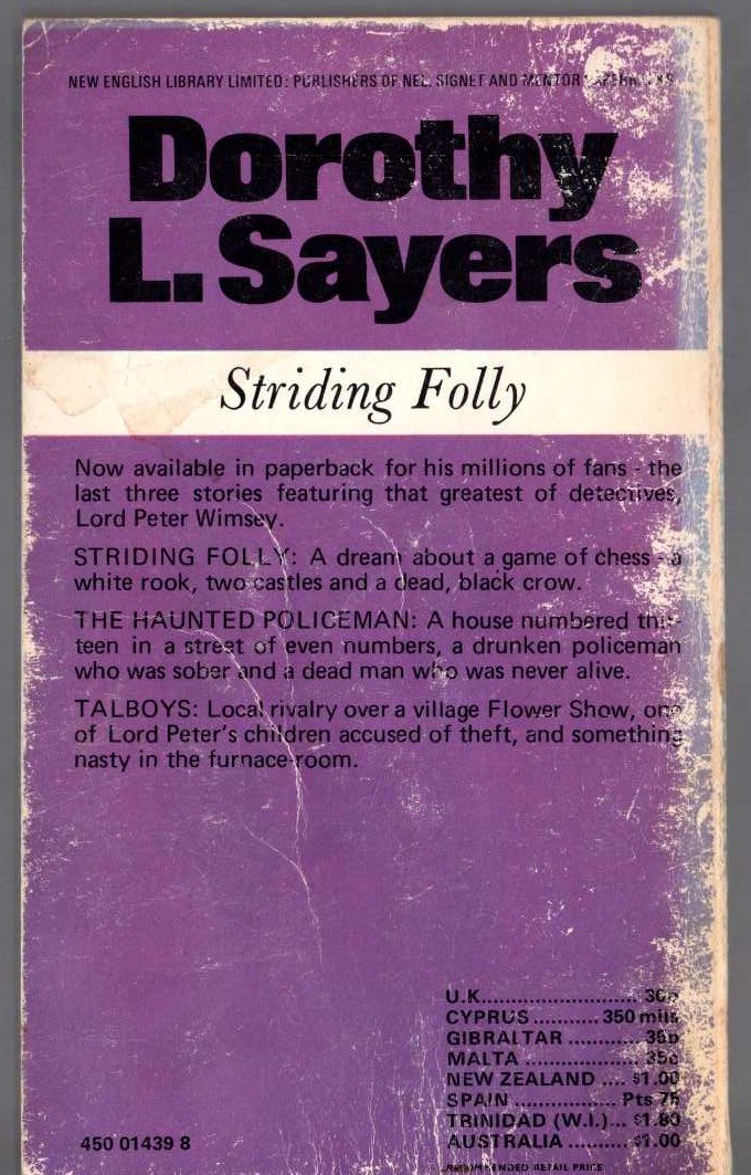 Reginald Hill  AN APRIL SHROUD (BBC-TV) magnified rear book cover image