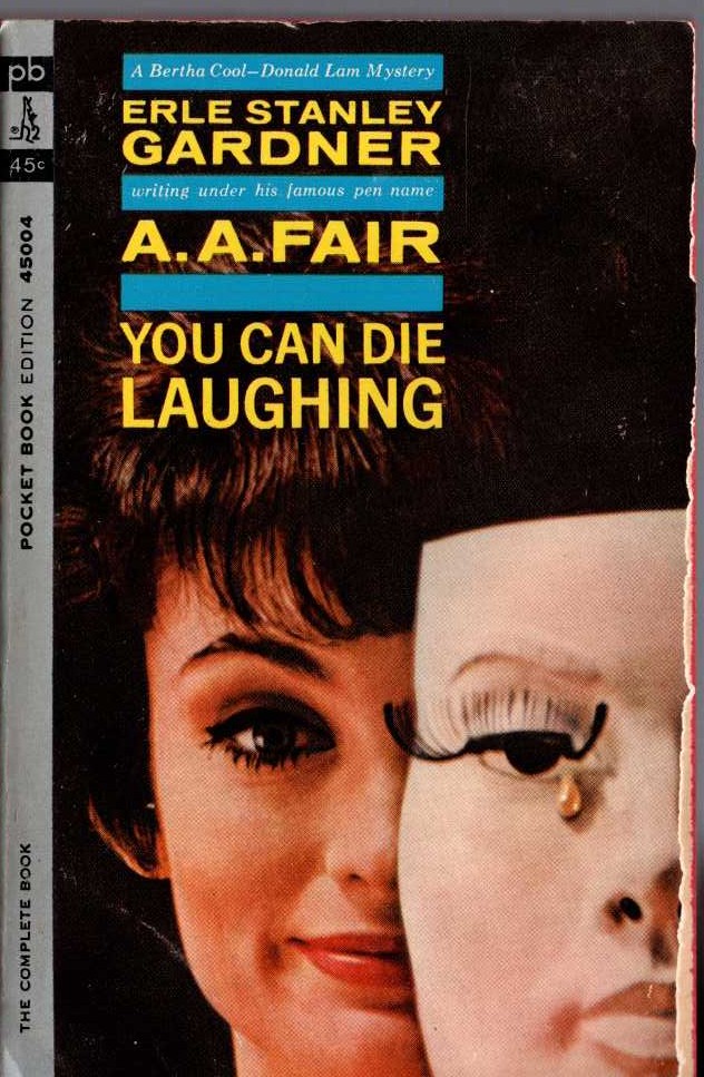 A.A. Fair  YOU CAN DIE LAUGHING front book cover image