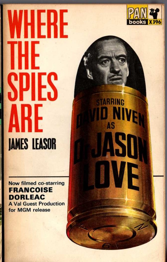 James Leasor  WHERE THE SPIES ARE (Film tie-in) front book cover image