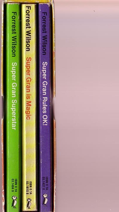 Forrest Wilson  SUPER GRAN IS MAGIC/ SUPER GRAN RULES OK!/ SUPER GRAN SUPERSTAR magnified rear book cover image