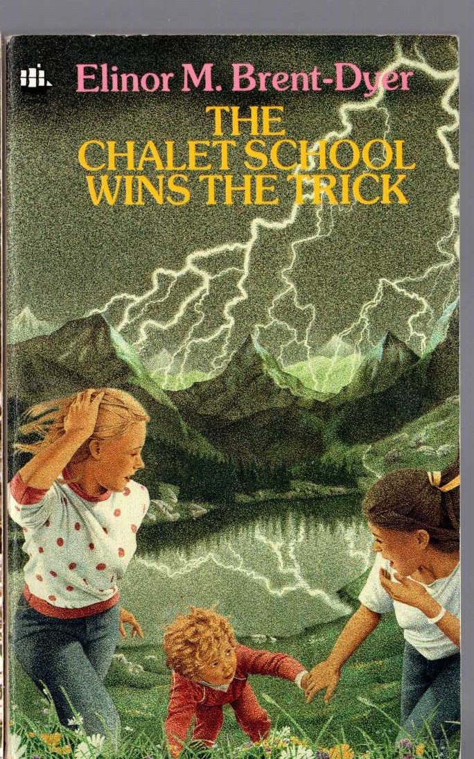 Elinor M. Brent-Dyer  THE CHALET SCHOOL WINS THE TRICK front book cover image