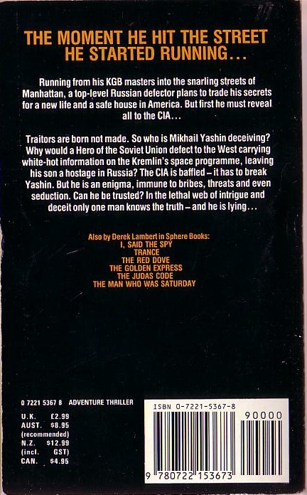Derek Lambert  CHASE magnified rear book cover image