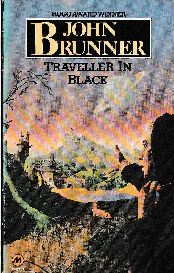 John Brunner  TRAVELLER IN BLACK front book cover image