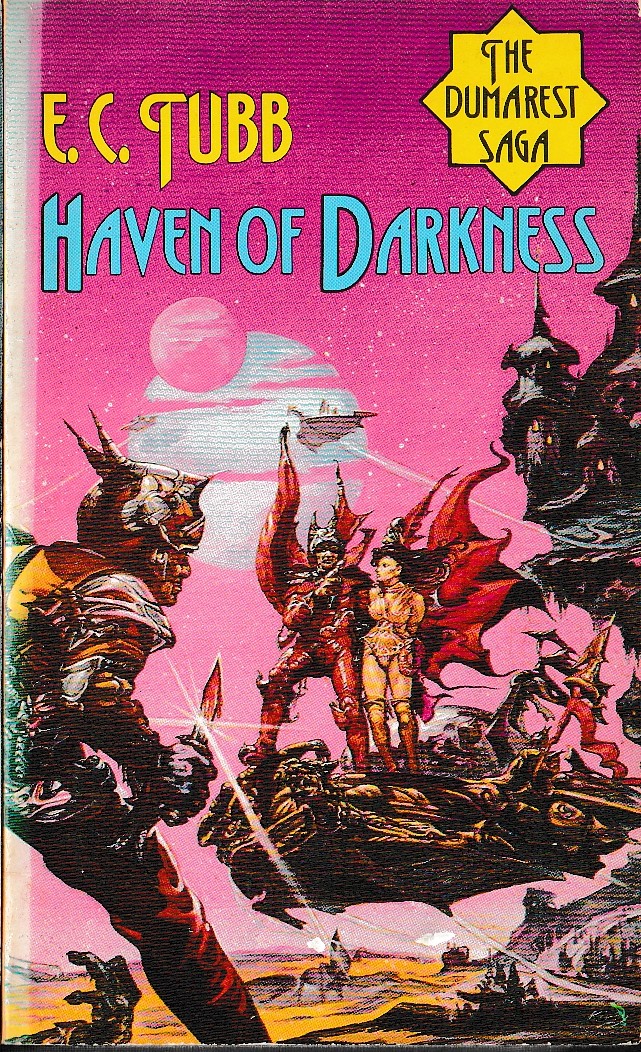 E.C. Tubb  HAVEN OF DARKNESS front book cover image
