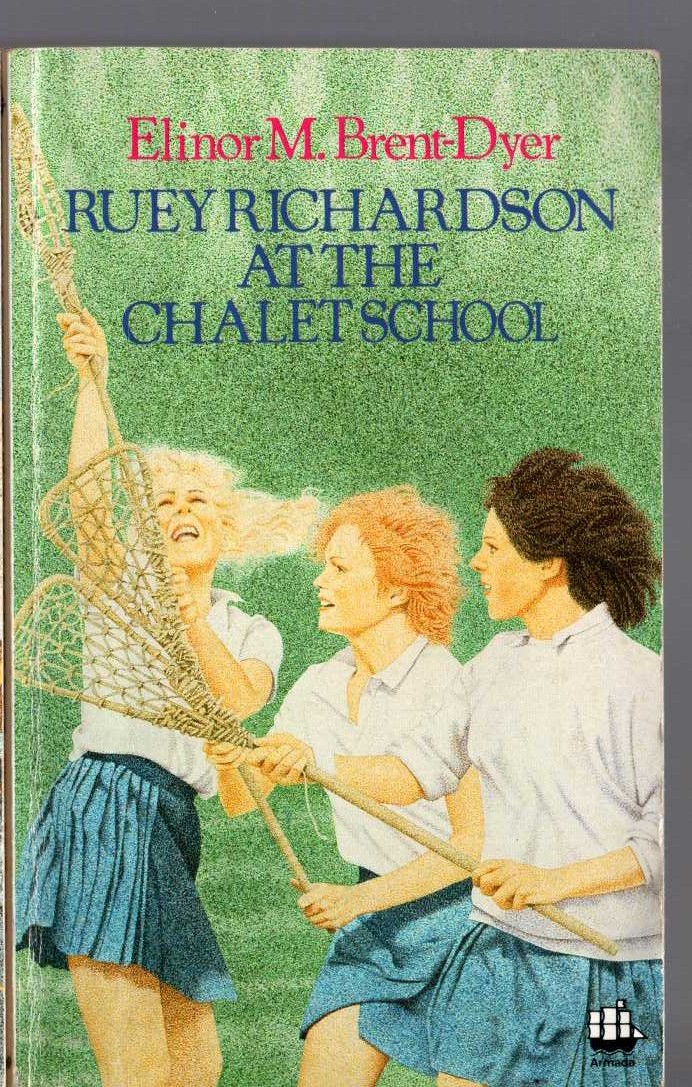 Elinor M. Brent-Dyer  RUEY RICHARDSON AT THE CHALET SCHOOL front book cover image