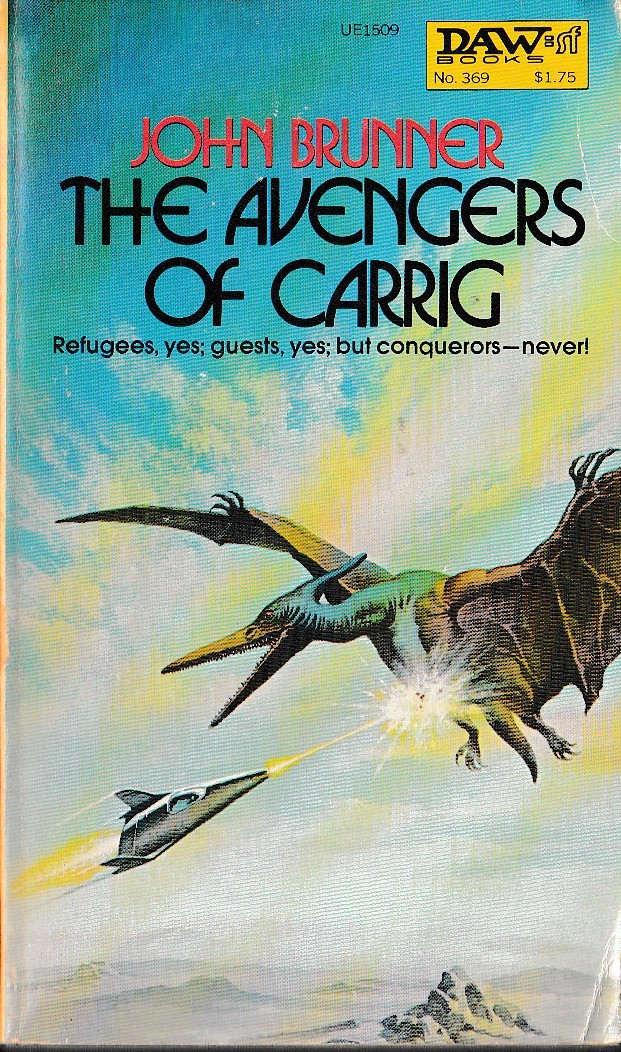John Brunner  THE AVENGERS OF CARRIG front book cover image