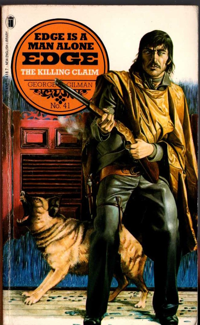 George G. Gilman  EDGE 41: THE KILLING CLAIM front book cover image
