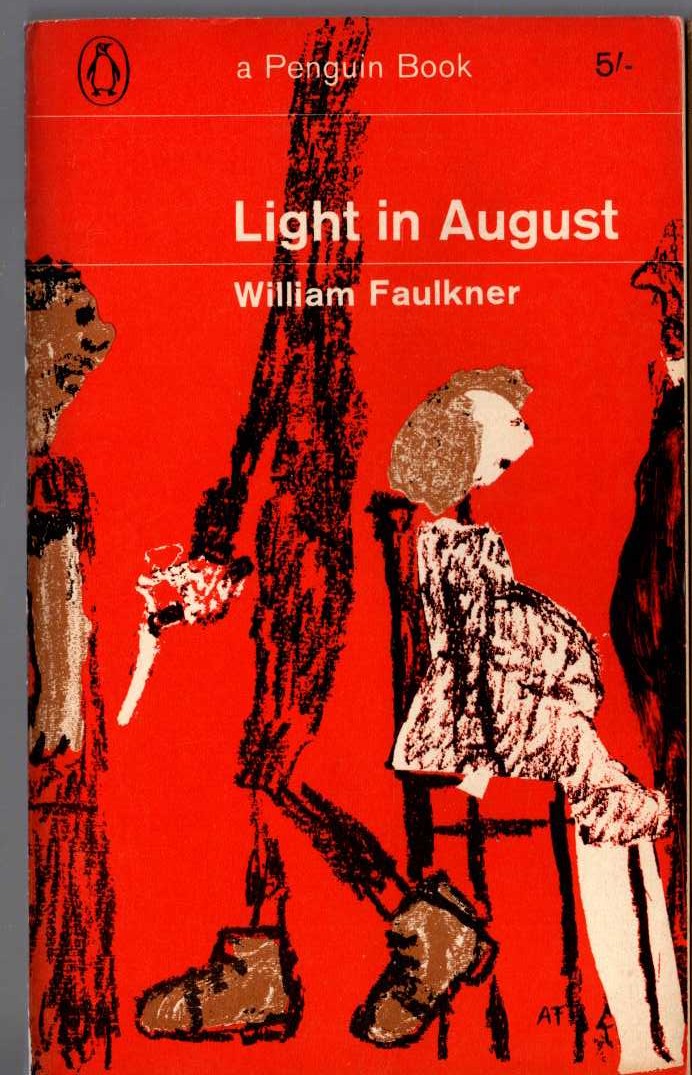 William Faulkner  LIGHT IN AUGUST front book cover image