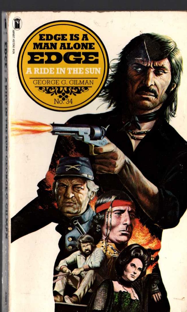 George G. Gilman  EDGE 34: A RIDE IN THE SUN front book cover image