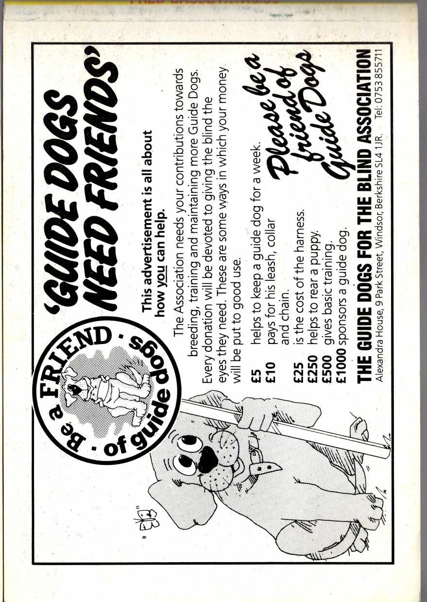 Alex Graham  FRED BASSET #39 magnified rear book cover image