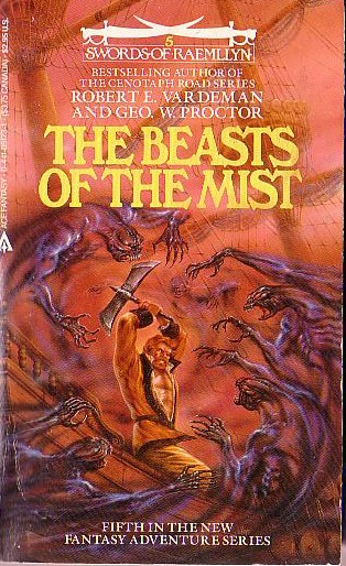Robert E. Vardeman  THE BEASTS OF THE MIST front book cover image