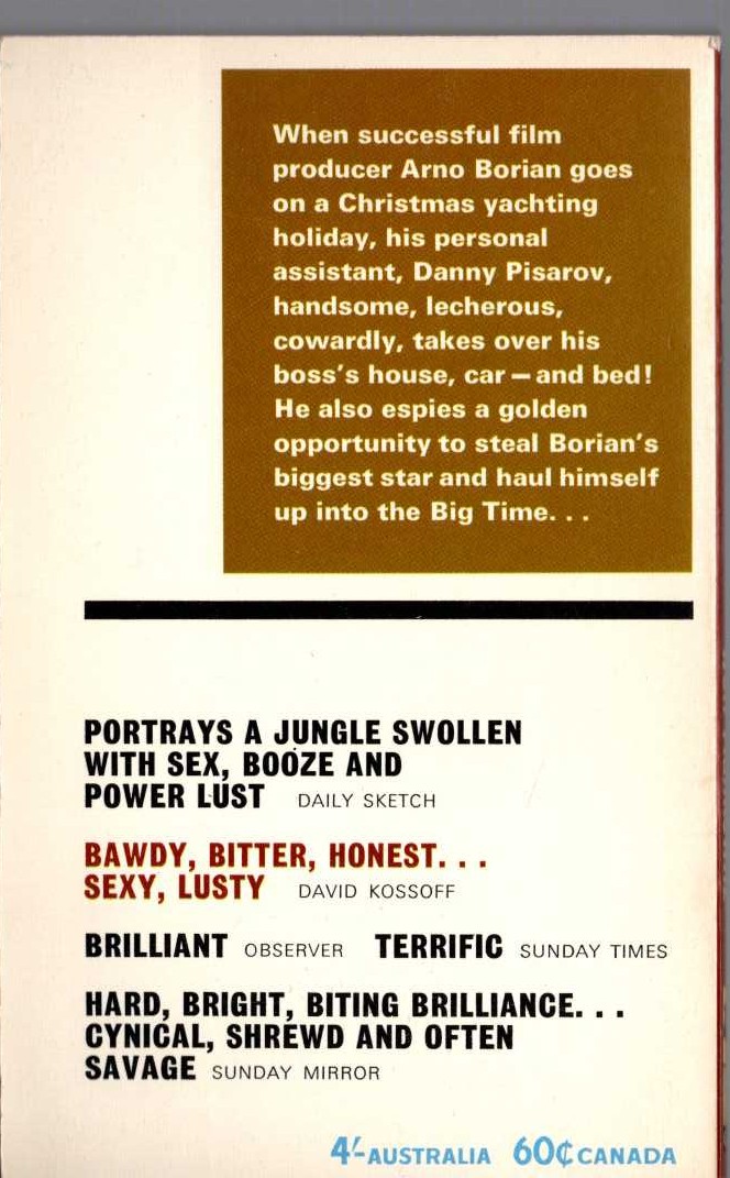 Wolf Mankowitz  COCKATRICE magnified rear book cover image