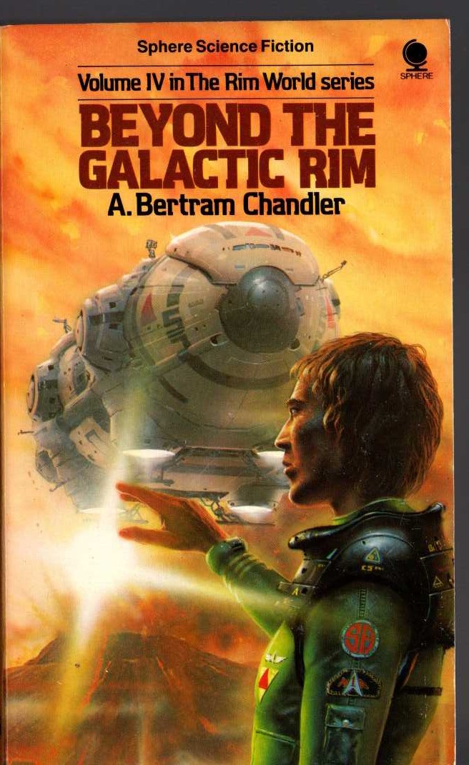 A.Bertram Chandler  BEYOND THE GALACTIC RIM front book cover image