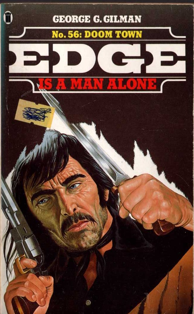 George G. Gilman  EDGE 56: DOOM TOWN front book cover image