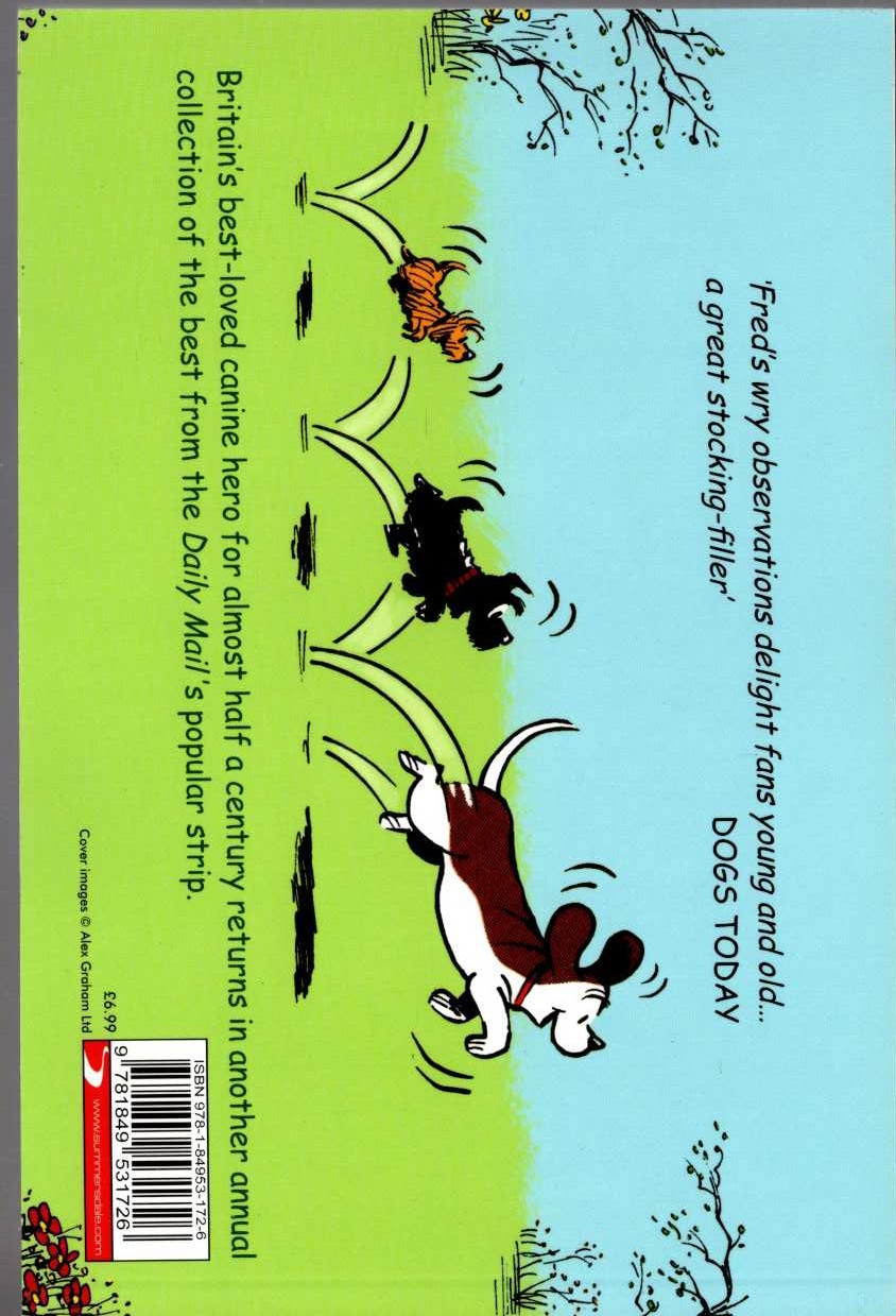 Alex Graham  FRED BASSET 2012 magnified rear book cover image