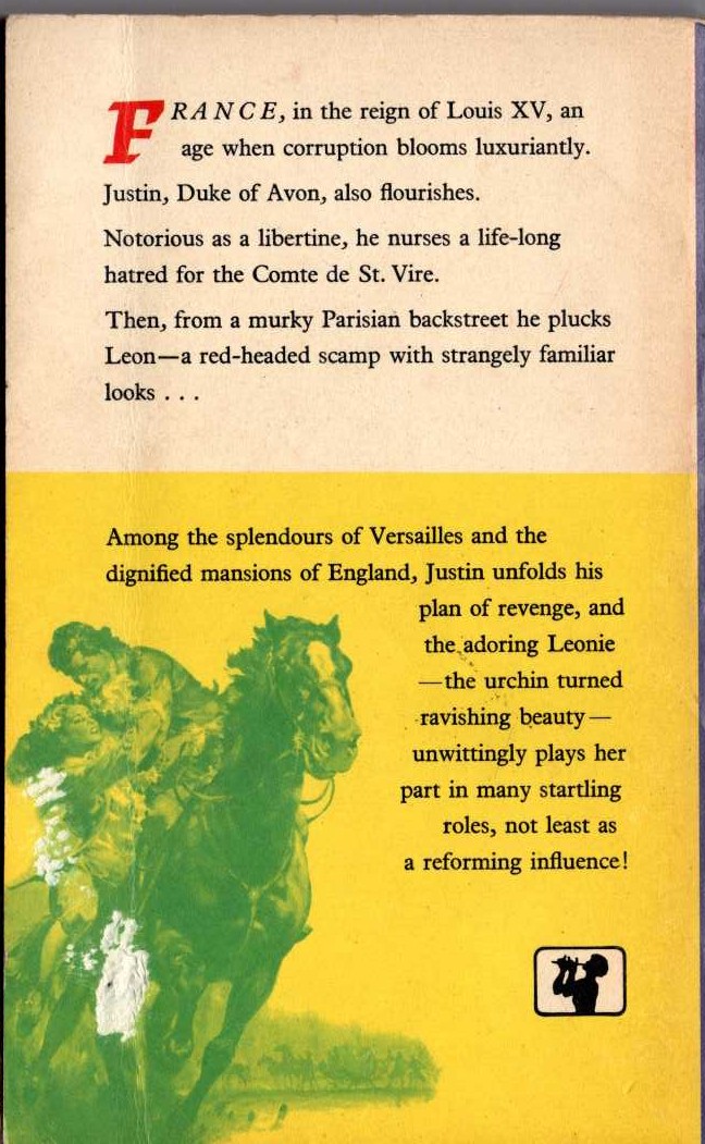 Georgette Heyer  THESE OLD SHADES magnified rear book cover image