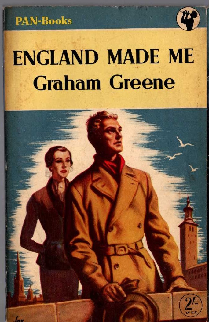 Graham Greene  ENGLAND MADE ME front book cover image