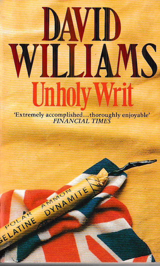 David Williams  UNHOLY WRIT front book cover image