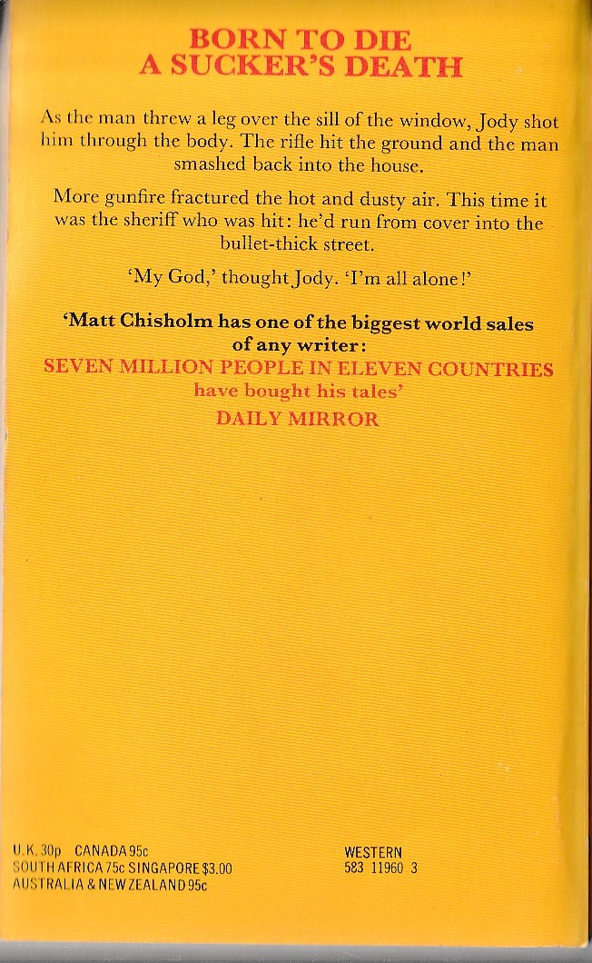 Brian Freemantle
 .CLAP HANDS, HERE COMES CHARLIE .Arrow 1979 magnified rear cover image