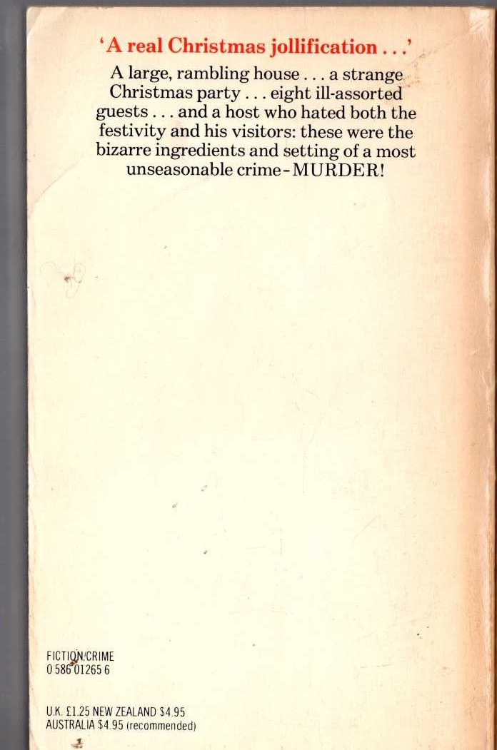 Georgette Heyer  ENVIOUS CASCA magnified rear book cover image