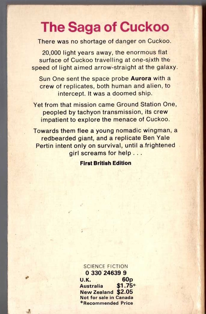 (Pohl, Frederik & Williamson, Jack) FARTHEST STAR magnified rear book cover image