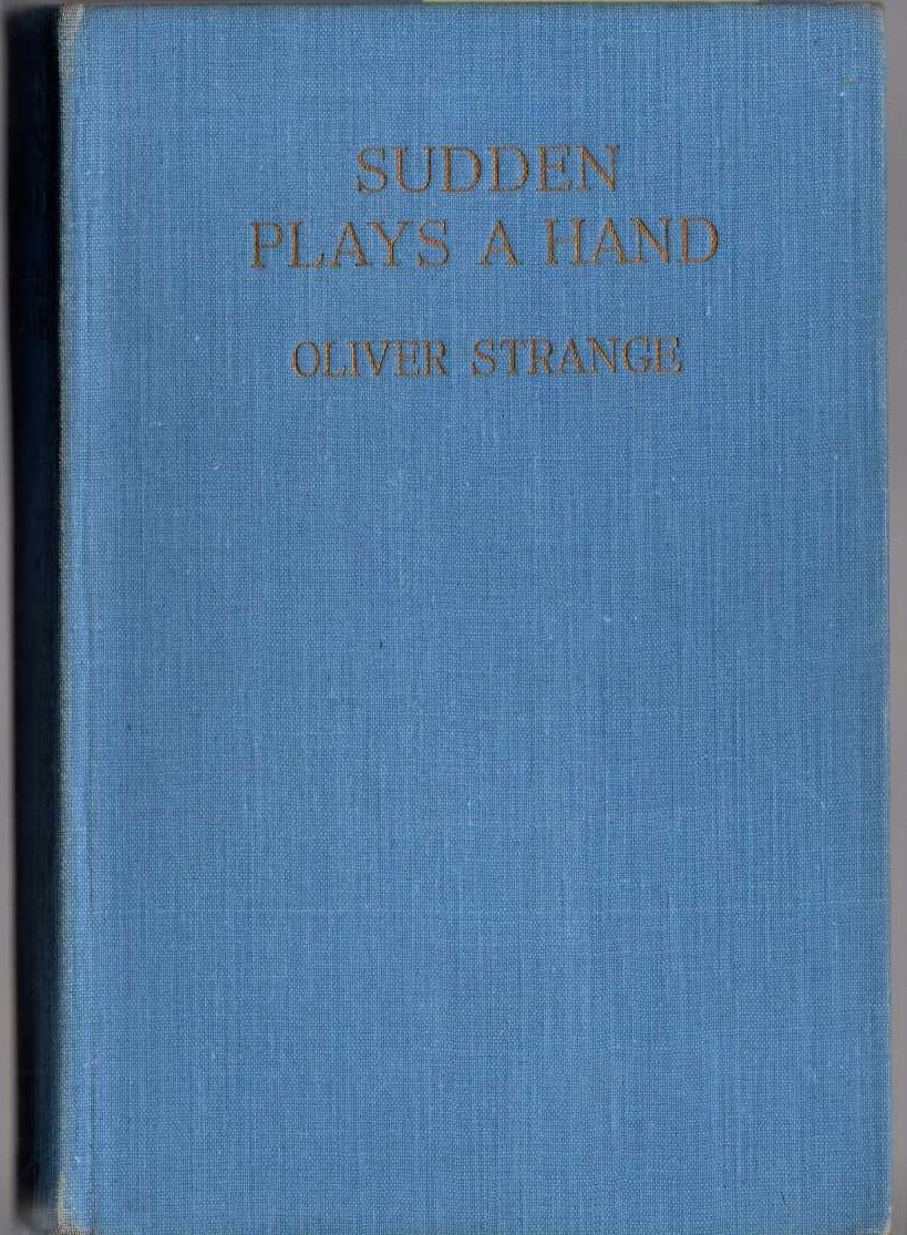 SUDDEN PLAYS A HAND front book cover image