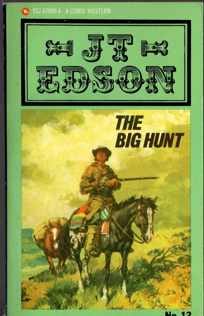 J.T. Edson  THE BIG HUNT front book cover image