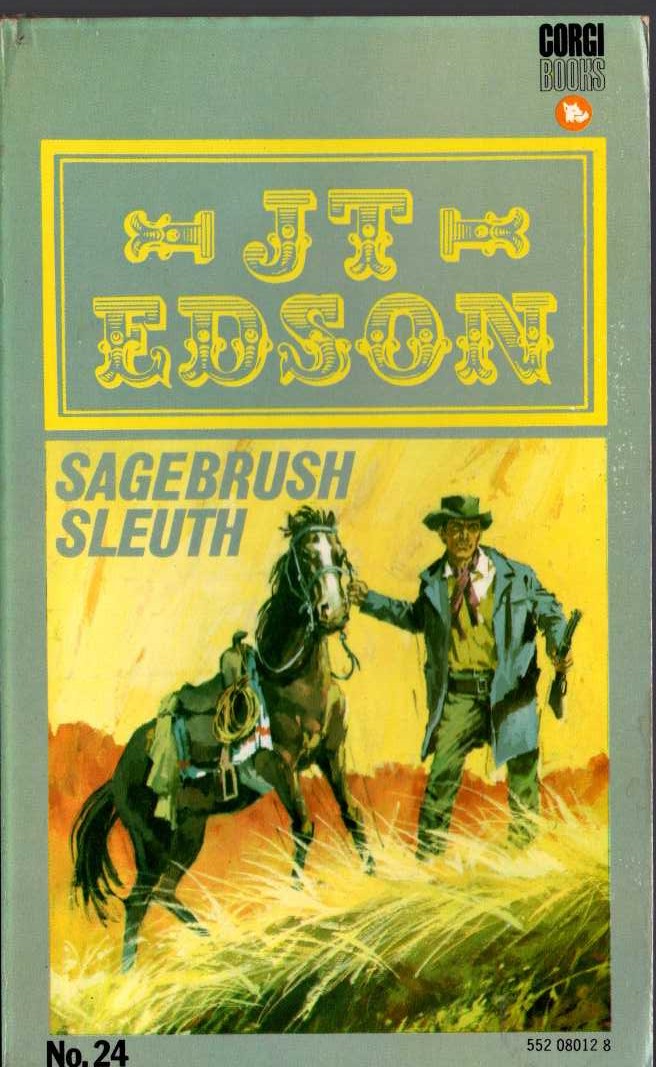 J.T. Edson  SAGEBRUSH SLEUTH front book cover image